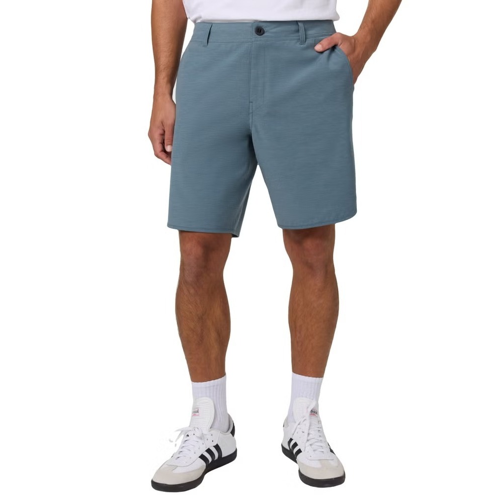 Hang Ten Men's Hybrid Short 9" Inseam, Blue, Size: 36, New